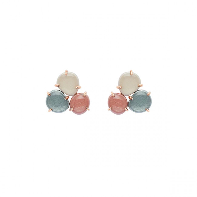ORECCHINI ROSSO PREZIOSO ARGENTO 925 LADY LAKE 23050LK-ICE-FLOWERY