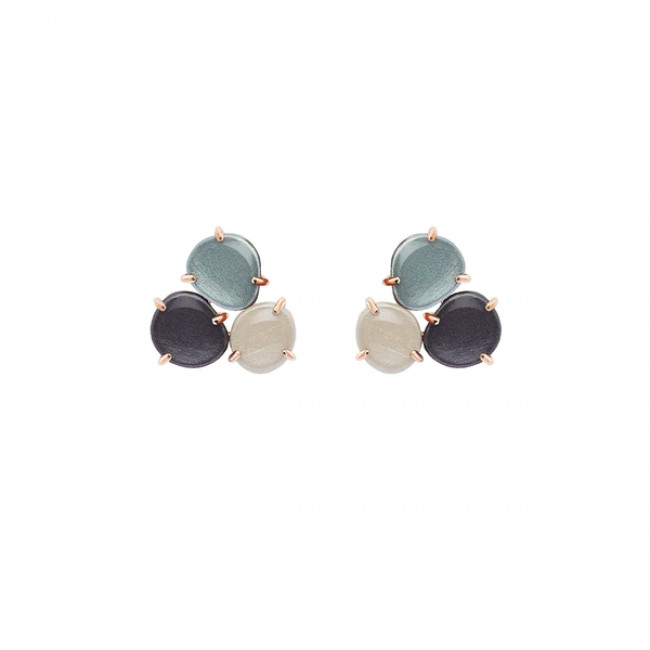 ORECCHINI ROSSO PREZIOSO ARGENTO 925 LADY LAKE STUD 23050LK WINTER LAKE