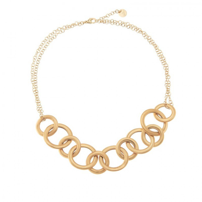 COLLANA AQUAFORTE  CERCHI VINTAGE ARGENTO H4184804