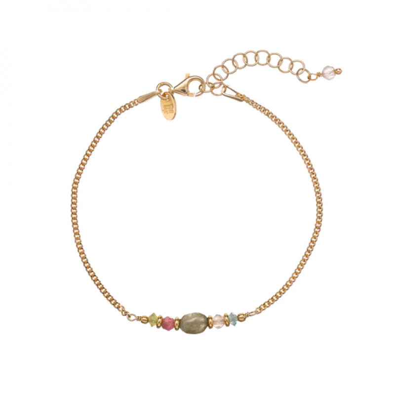 Bracciale maglia cubana martellata in argento 925 rosè