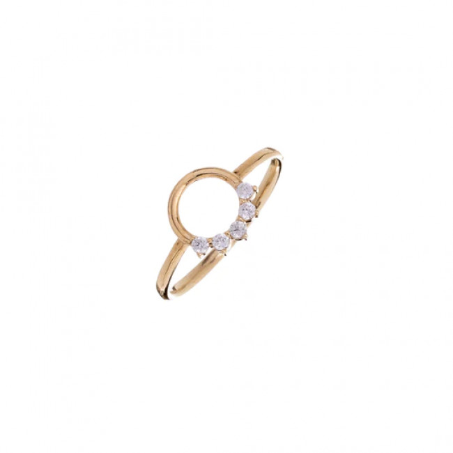 ANELLO ALISIA ARGENTO 925 CANDICE AL3632-ORO-14