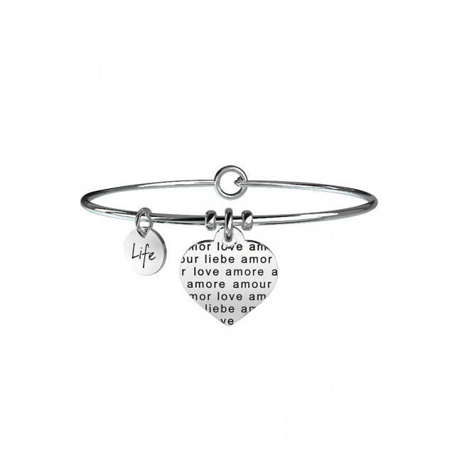 BRACCIALE KIDULT LOVE CUORE AMORE SENZA CONFINI 231606