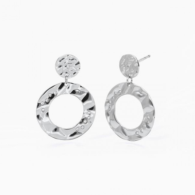 ORECCHINI 2JEWELS ACCIAIO MARTELLATI 261329