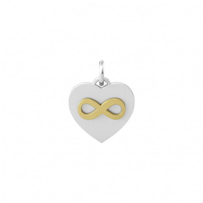 KIDULT BY YOU CHARM ACCIAIO SYMBOLS CUORE INFINITO 741046