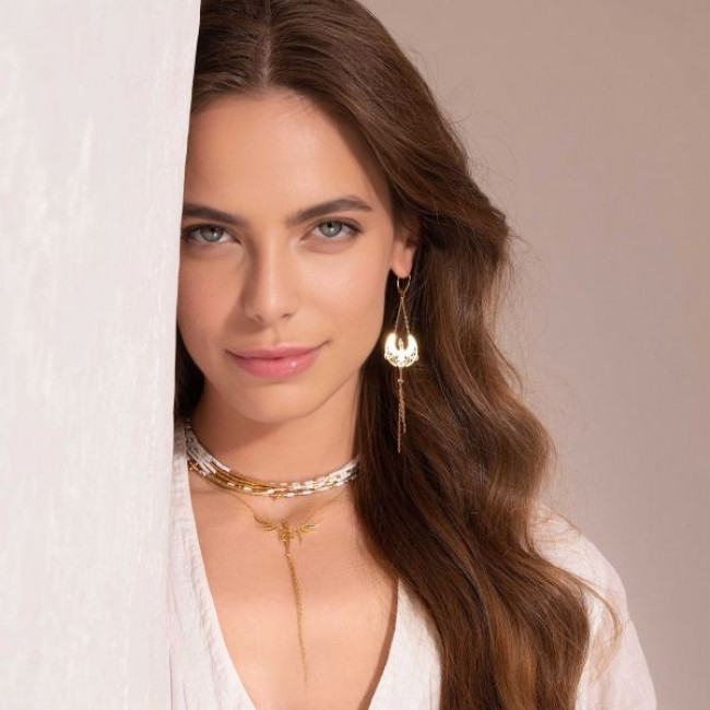 SOFIA MILANI Orecchini A Cerchio Serpente In Argento 925 - Gioielli Donna Ipoallergenici - Regalo In Elegante Scatola