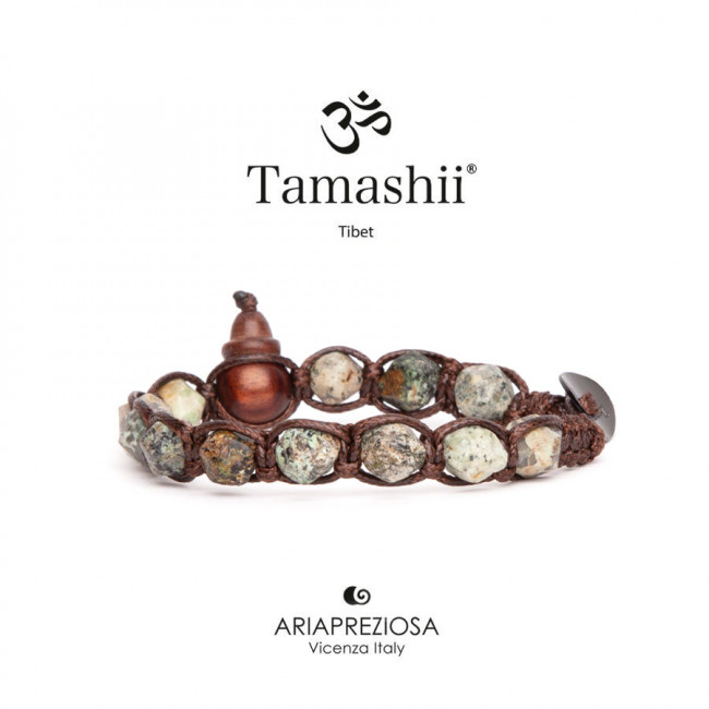 BRACCIALE TAMASHII DIAMOND CUT TURCHESE AFRICANO BHS911-75