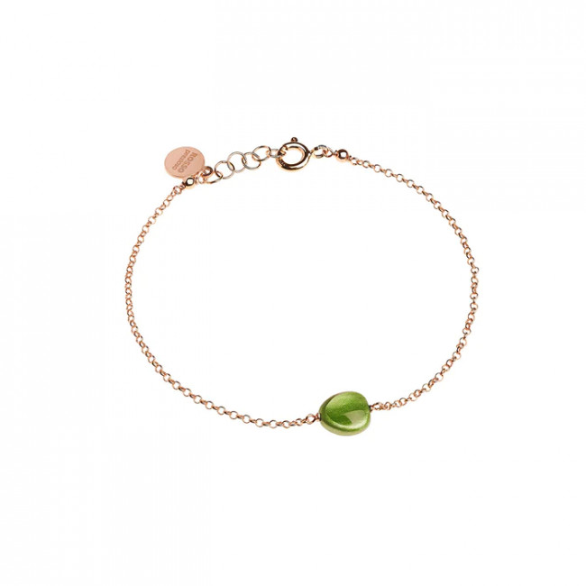 BRACCIALE ROSSO PREZIOSO ARGENTO 925 SEMINO D'AMORE PISTACCHIO BC00406SE-PS