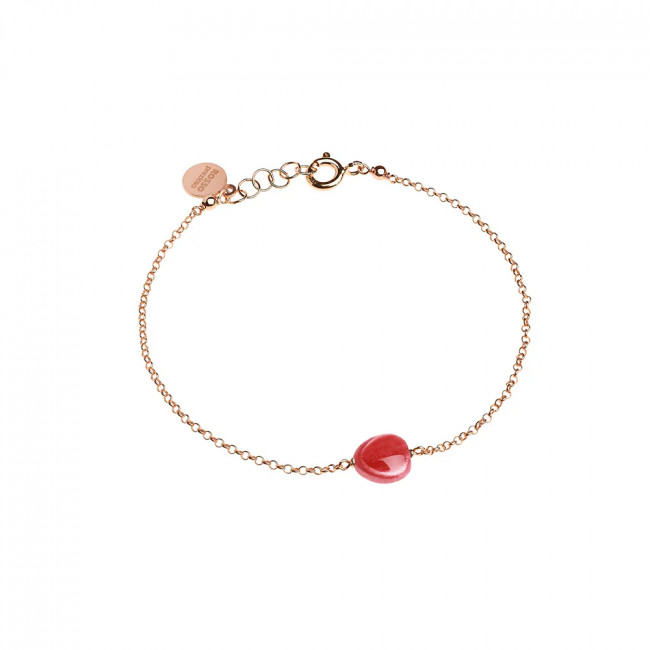 BRACCIALE ROSSO PREZIOSO ARGENTO 925 SEMINO D'AMORE BC24406SE-BL