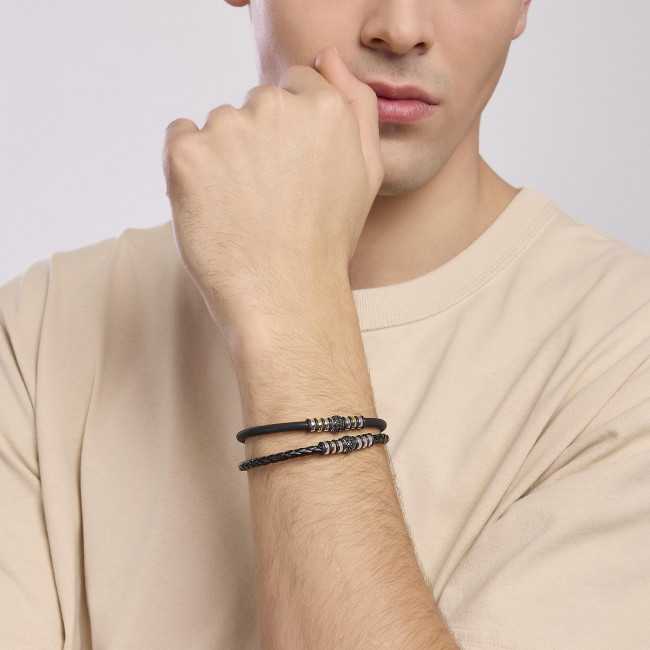 BRACCIALE MABINA ARGENTO UOMO SMARTER 533851