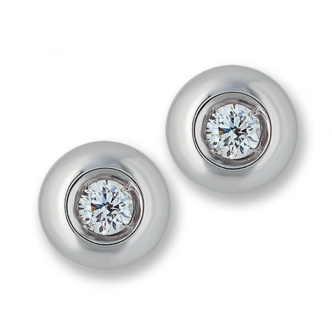ORECCHINI GEMORO ORO 18KT E DIAMANTI NATURALI OBE031B