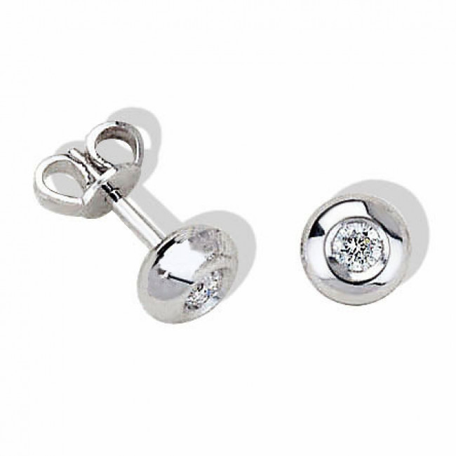ORECCHINI GEMORO ARGENTO 925 E DIAMANTI NATURALI TAROB031.07
