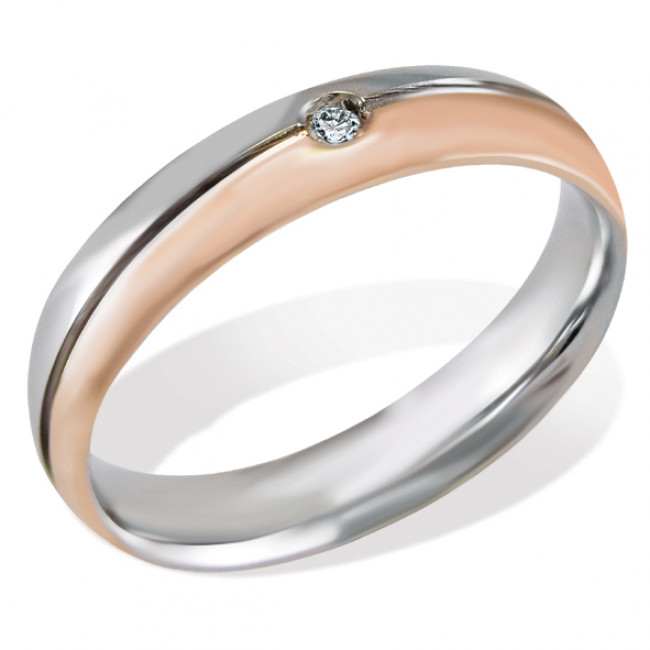 FEDE GEMORO ORO 18KT CON DIAMANTE CT.0,02 FD302BR