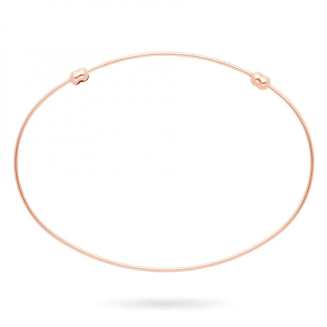 BRACCIALE VENERE MODELLO BANGLE IN ORO ROSA 9KT CON CHIUSURA RIGIDA BR238R
