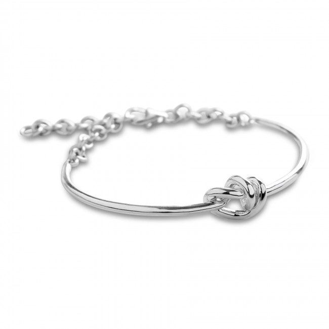 BRACCIALE ARGENTO 925 NODO D'AMORE BR81A-S