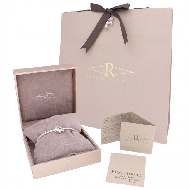 BRACCIALE ARGENTO 925 NODO D'AMORE BR81A-S
