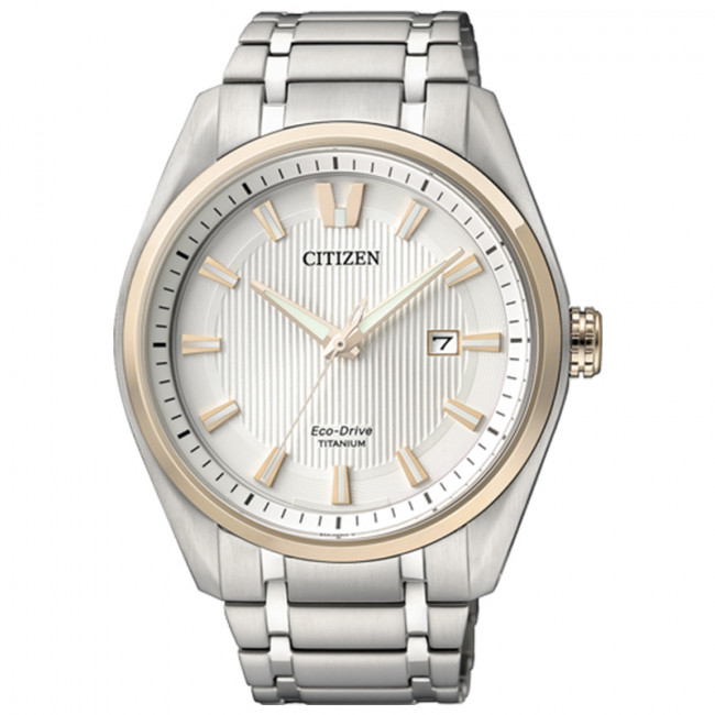 CITIZEN SOLO TEMPO SUPER TITANIO BICOLORE AW1244-56A