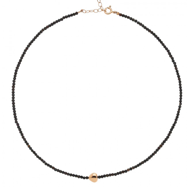 GIROCOLLO ROSSO PREZIOSO ARGENTO 925 SEMINO D'AMORE ELEMENTS NOTTE GC24430SE-NT