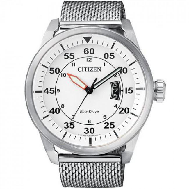 CITIZEN MAGLIA MILANESE ACCIAIO ECO-DRIVE AW1360-55A
