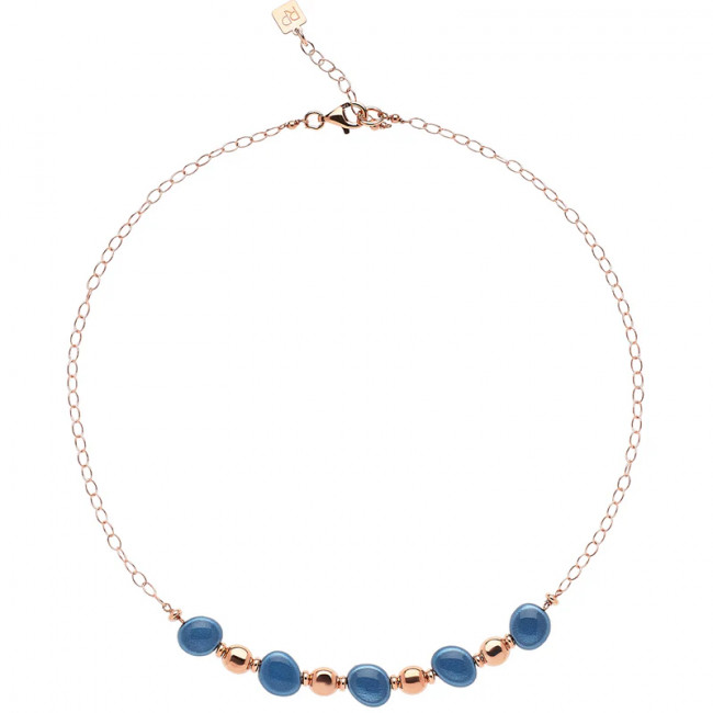 GIROCOLLO ROSSO PREZIOSO ARGENTO 925 LOIRA BLUE LONDON GC24855R-BN
