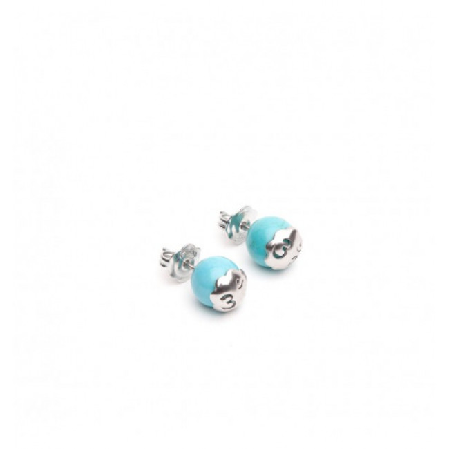ORECCHINI TAMASHII SPHERE TURCHESE EHST8-7