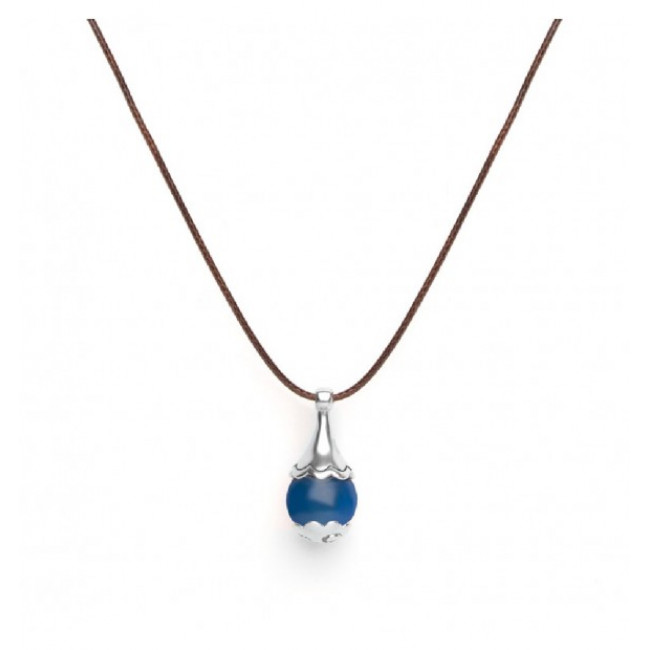 COLLANA TAMASHII  EAR DROPS AGATA BLU NHS1800-18