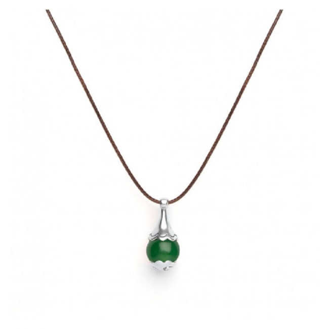 COLLANA TAMASHII  EAR DROPS AGATA VERDE NHS1800-12