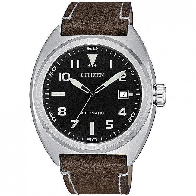 CITIZEN SOLO TEMPO CINTURINO PELLE AUTOMATICO NJ0100-11E