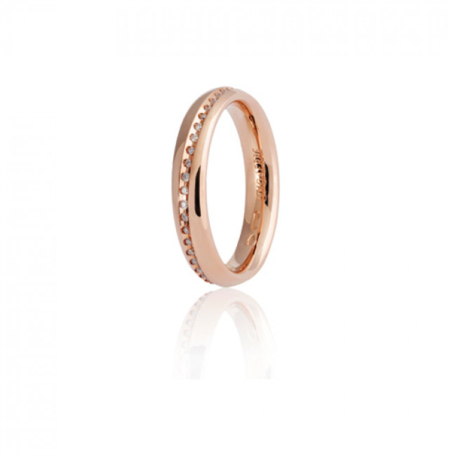 FEDE UNOAERRE INFINITO IN ORO BIANCO O ROSA 18CT. E DIAMANTI