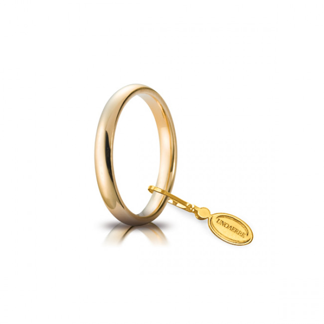FEDE UNOAERRE COMODA IN ORO 18CT. 3 MILLIMETRI 30AFC1