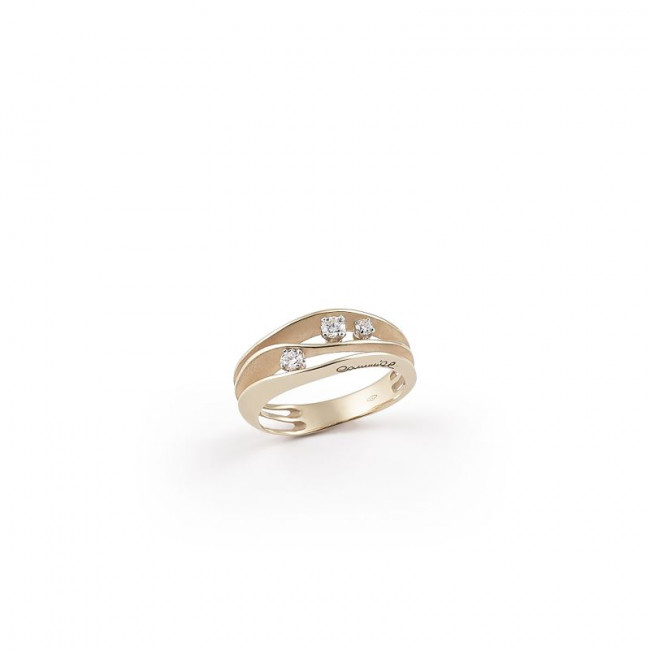 ANELLO ANNAMARIA CAMMILLI COLLEZIONE DUNE IN ORO NATURAL BEIGE