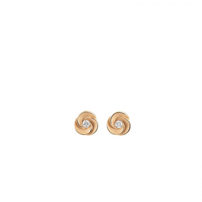 ORECCHINI ANNAMARIA CAMMILLI COLLEZIONE DESERT ROSE IN ORO ARANCIO APRICOT