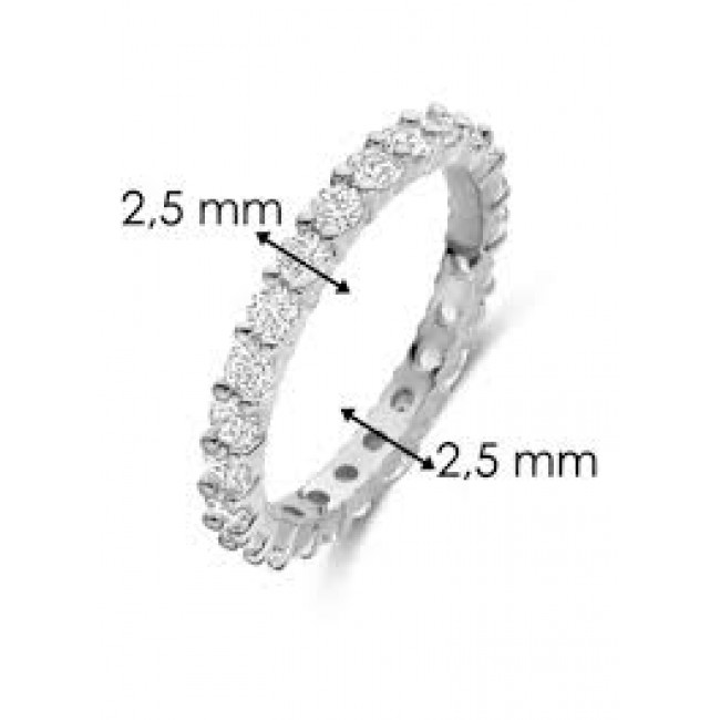 ANELLO ARGENTO TI SENTO MILANO  12371ZI