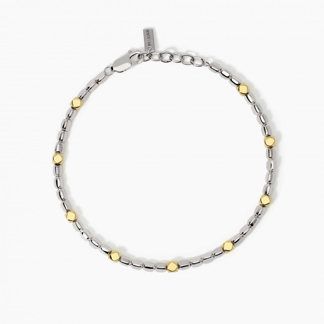 BRACCIALE MABINA CALIFORNIA ARGENTO UOMO 534003