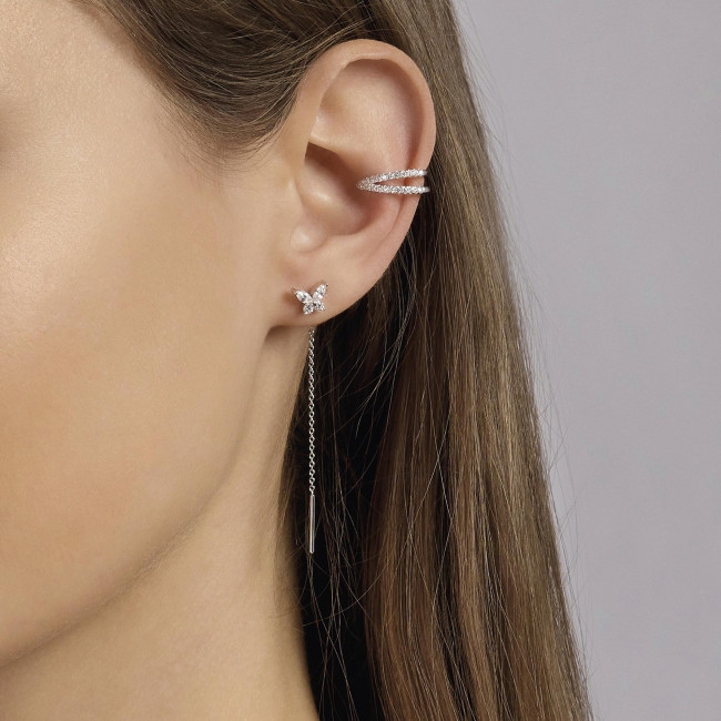 ORECCHINO EAR CUFF MABINA ARGENTO CUFFMANIA 563667
