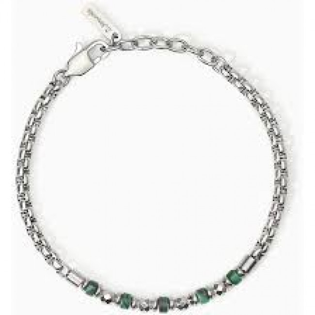 BRACCIALE  2JEWELS ACCIAIO MALACHITE 232552