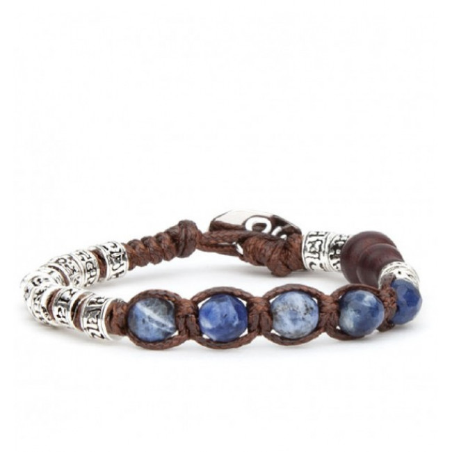 BRACCIALE TAMASHII SODALITE RUOTA DELLA PREGHIERA BHS924-S4-51 