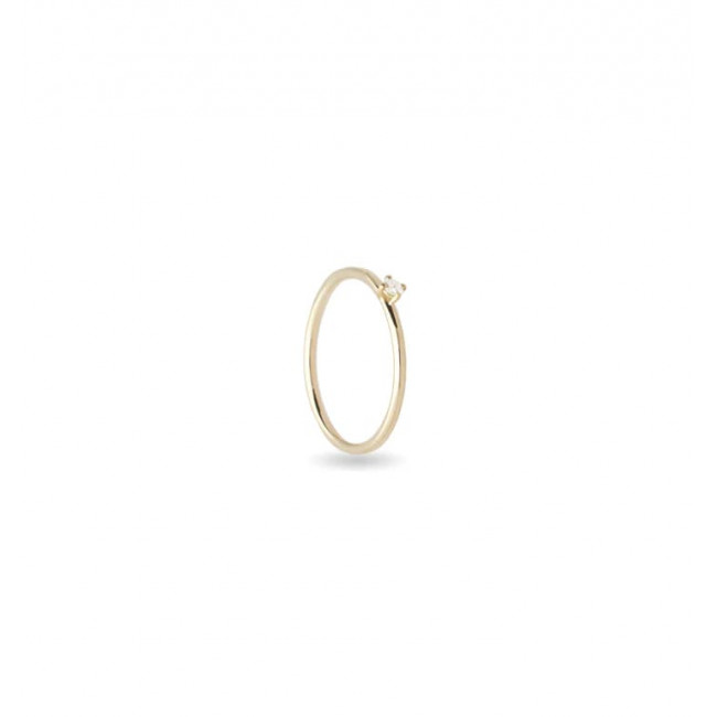 ANELLO ORO 9KT E DIAMANTE  FILO D'AMORE AN356GBT-12
