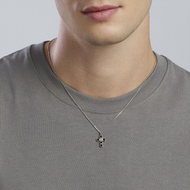 COLLANA UOMO MABINA MYSTICAL ARGENTO 553819
