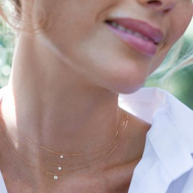 GIROCOLLO MAMAN & SOPHIE DIAMANTE NUDO GCNUD15