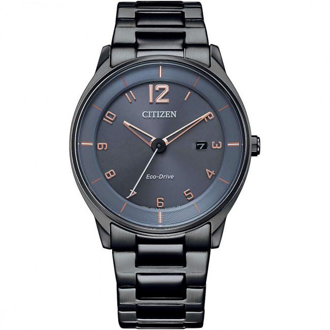 CITIZEN SOLO TEMPO ACCIAIO ECO DRIVE BRUNITO BM7408-88H