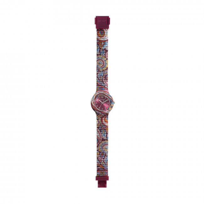 OROLOGIO  HIP HOP PAISLEY BORDEAUX HWU1241
