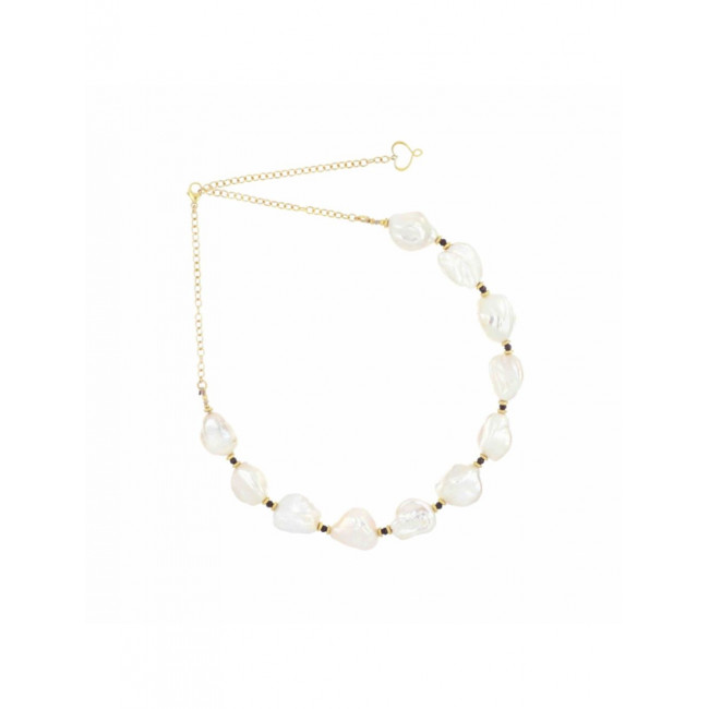 GIROCOLLO  MAMAN ET SOPHIE ARGENTO 925  BAROQUE PEARL GCPES11