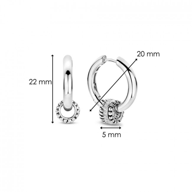 ORECCHINI ARGENTO TI SENTO MILANO 7981ZI