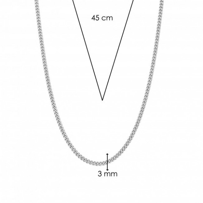 GIROCOLLO ARGENTO TI SENTO MILANO 34069SI/45