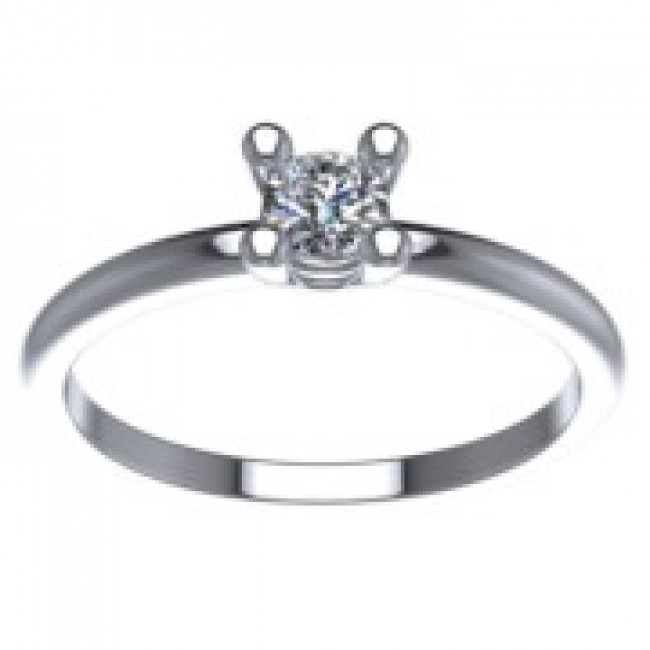 ANELLO GEMORO ORO 18KT gr. 1,60 DIAMANTE ct. 0,09  SS736BIA09