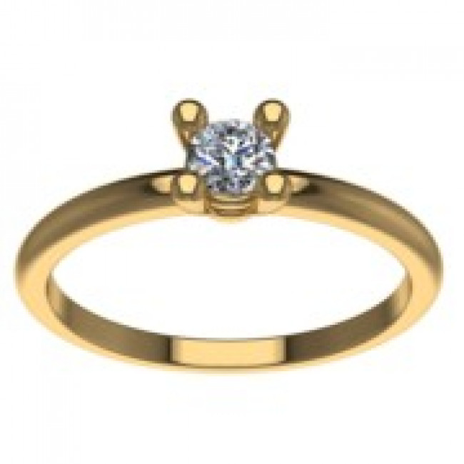 ANELLO GEMORO ORO 18KT gr. 1,60 DIAMANTE ct. 0,09  SS736BGIA09