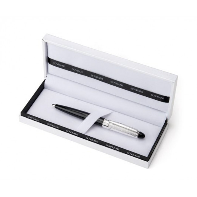 PENNA SOVRANI ACCIAIO E SMALTO NERO W2940