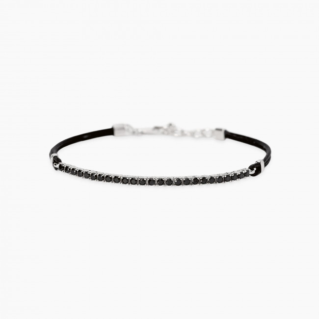 BRACCIALE MABINA MIDNIGHT ARGENTO UOMO 534116