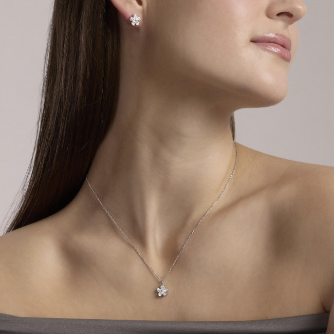 ORECCHINI MABINA ARGENTO PETALI DI LUCE 563940