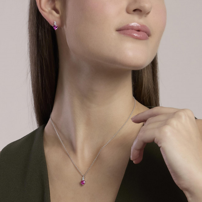 ORECCHINI MABINA ARGENTO ROUGE 563951